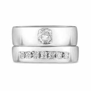 Exquisite Engagement & Wedding Ring Set