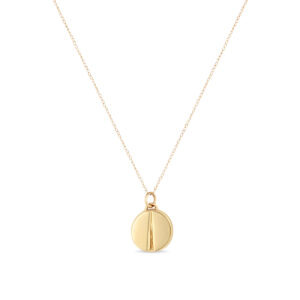 Small Gold 18" Necklace with Pendant